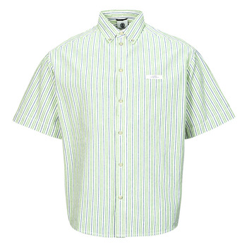 Vêtements Homme Chemises manches courtes Element CAMBRIDGE SS Blanc / Gris / Vert