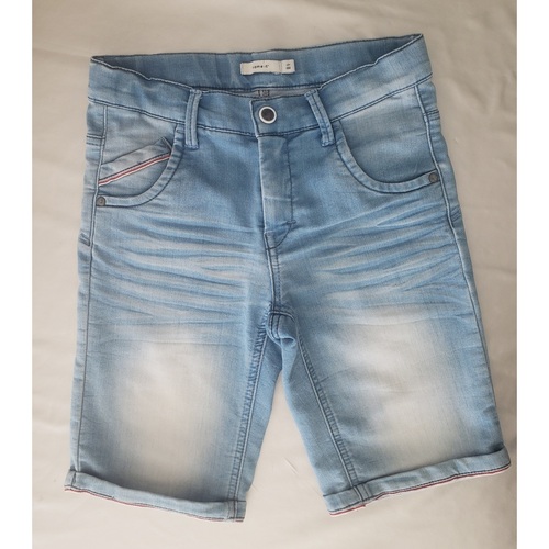 Vêtements Garçon Shorts / Bermudas Name.it Name it. Bermuda Jean. 12 ans Bleu