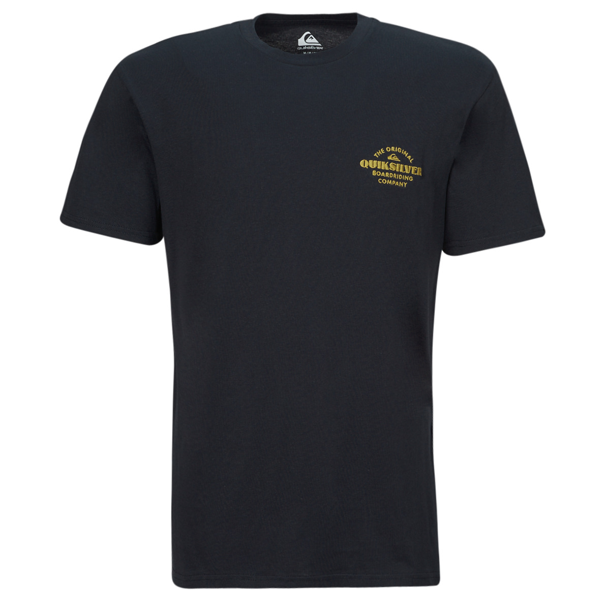 Vêembroidered-logo Homme T-shirts manches courtes Quiksilver TRADESMITH SS Noir