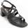 Chaussures Femme Sandales et Nu-pieds Wikers 83684 Noir