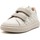 Chaussures Fille Baskets mode NeroGiardini Porto Osso T.Microglitter Plati T.Brill Platino Tr Blanc