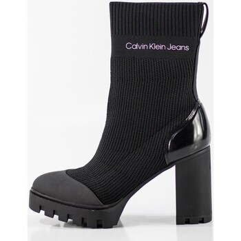 Chaussures Femme Bottes Calvin Klein Jeans Botas  en color negro para Noir