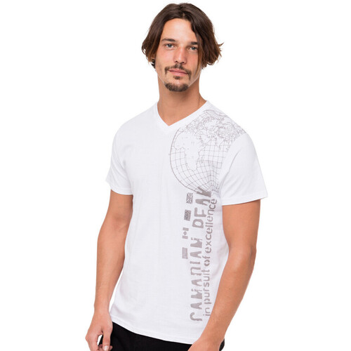 Vêtements Homme Toutes les marques Enfant Canadian Peak IBERICA t-shirt pour homme Blanc