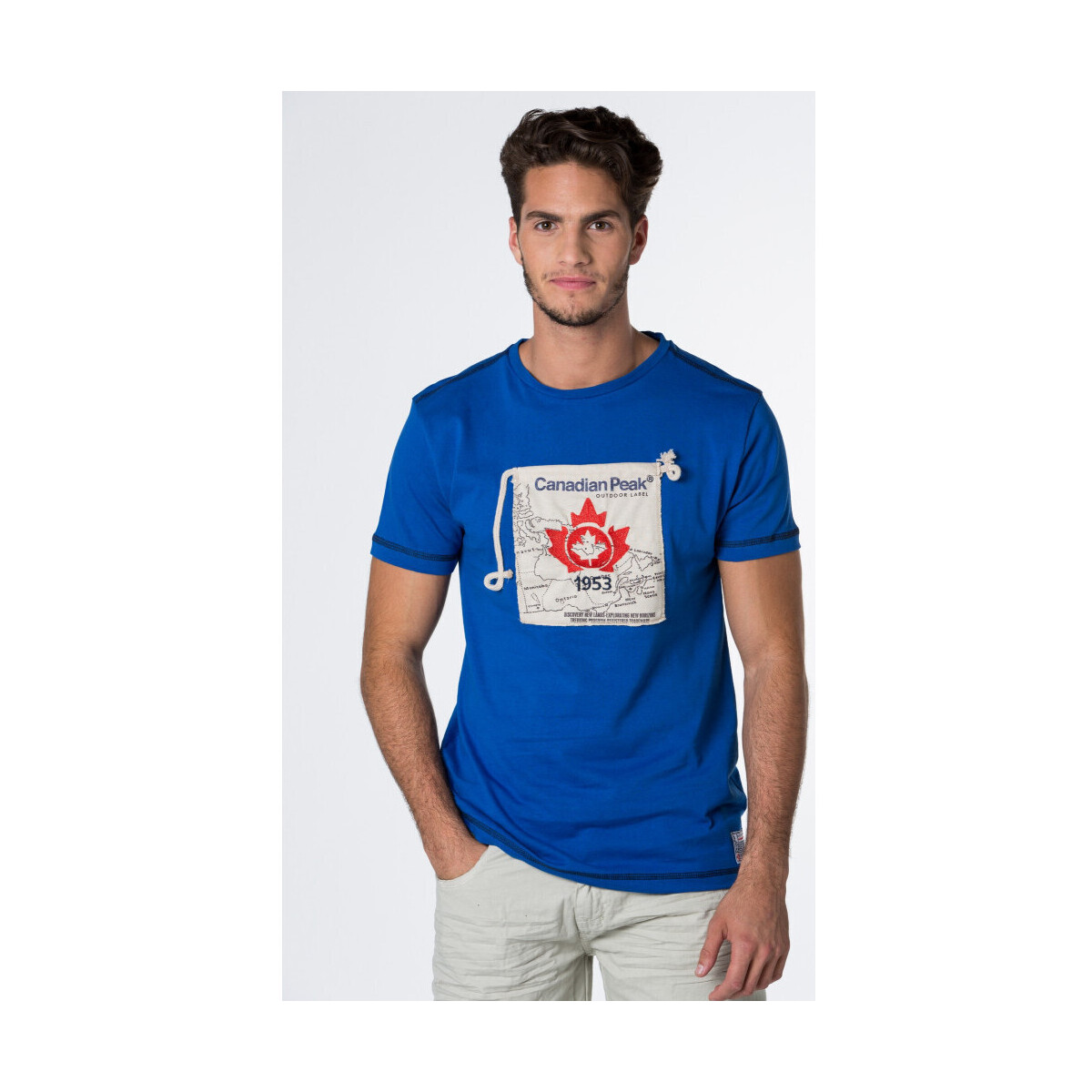 Vêtements Homme T-shirts & Polos Canadian Peak JABYSSE t-shirt pour homme Bleu