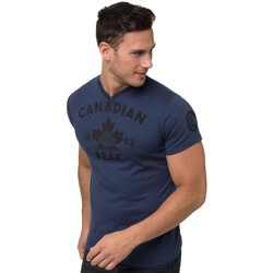 Vêtements Homme Sandales et Nu-pieds Canadian Peak JAILAND t-shirt pour homme Marine