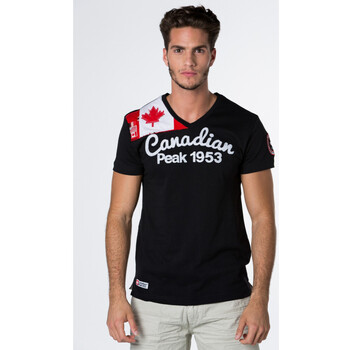 Vêtements Homme Chaussures de sport Canadian Peak JAILOR t-shirt pour homme Noir