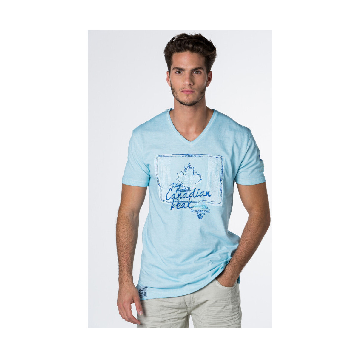 Vêtements Homme T-shirts & Polos Canadian Peak JANADA t-shirt pour homme Bleu