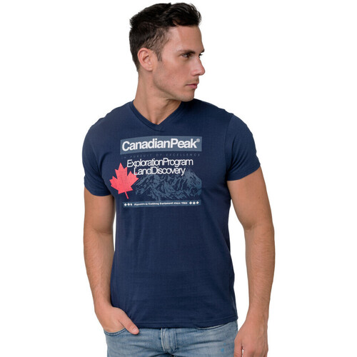 Vêtements Homme Ballerines / Babies Canadian Peak JANEIRO t-shirt pour homme Multicolore