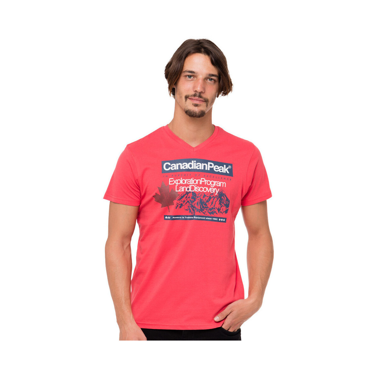 Vêtements Homme T-shirts & Polos Canadian Peak JANEIRO t-shirt pour homme Multicolore