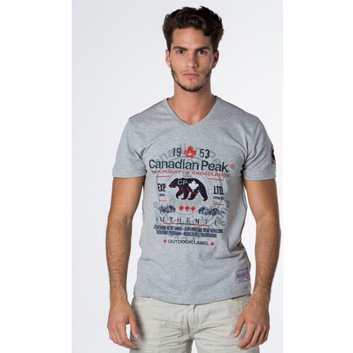 Vêtements Homme Toutes les marques Enfant Canadian Peak JONTARIO t-shirt pour homme Gris