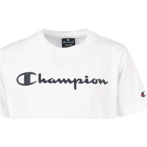 Vêtements Enfant Sandales et Nu-pieds Champion X_Crewneck T-Shirt Blanc