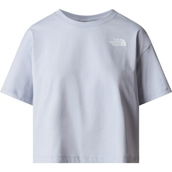 Vêtements Femme Chemises / Chemisiers The North Face W CROPPED SIMPLE DOME TEE Bleu