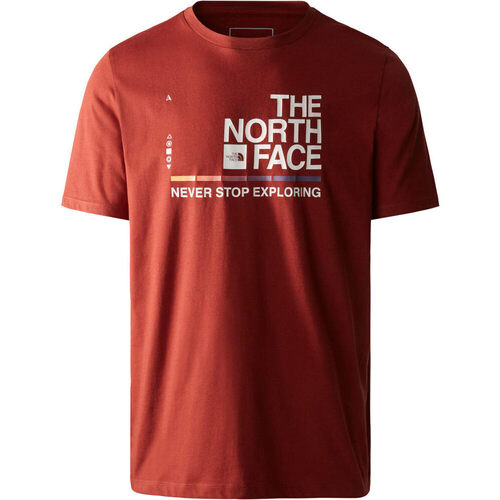 Vêtements Homme Chemises manches courtes The North Face M FOUNDATION GRAPHIC TEE S/S - EU Bordeaux