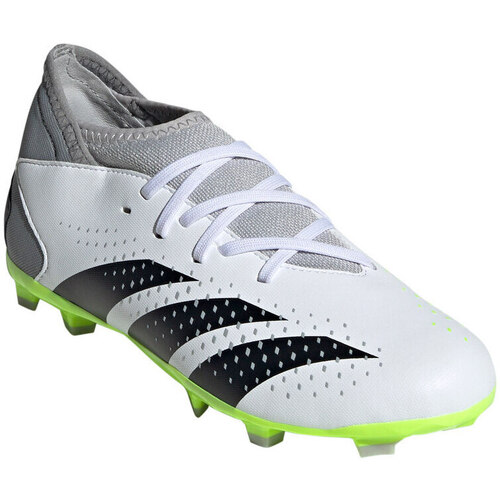 Chaussures Enfant Football grey adidas Originals PREDATOR ACCURACY.3 FG J BLAM Blanc