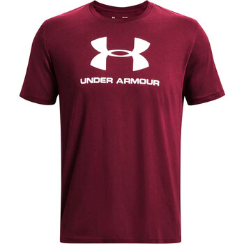 Vêtements Homme Gorra gris con logo de Under Armour Under Armour UA M SPORTSTYLE LOGO SS Bordeaux
