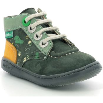 Chaussures Garçon Boots Kickers Kickbonzip Vert