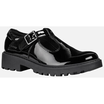 Chaussures Fille Rideaux / stores Geox JR CASEY Noir