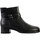 Chaussures Femme Boots Gabor Bottine Cuir Nappa Roma Noir