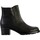 Chaussures Femme Boots Gabor Bottine Cuir Varenne Noir