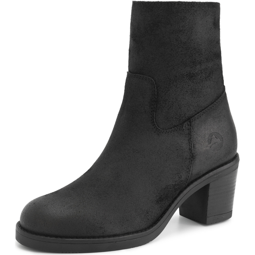 Chaussures Femme Low Boots boots Travelin' Mortain Noir