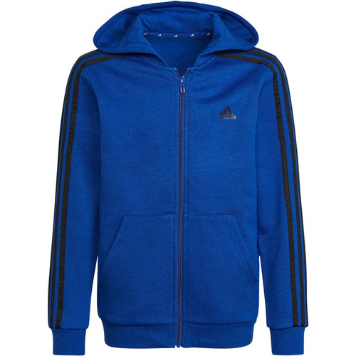 Vêtements Enfant Sweats adidas Originals B 3S FZ HD Bleu