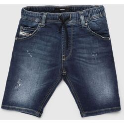 Vêtements Garçon Shorts / Bermudas Diesel 00J3CI KXB3K KROOLEY-NE SHORT-K01 Bleu