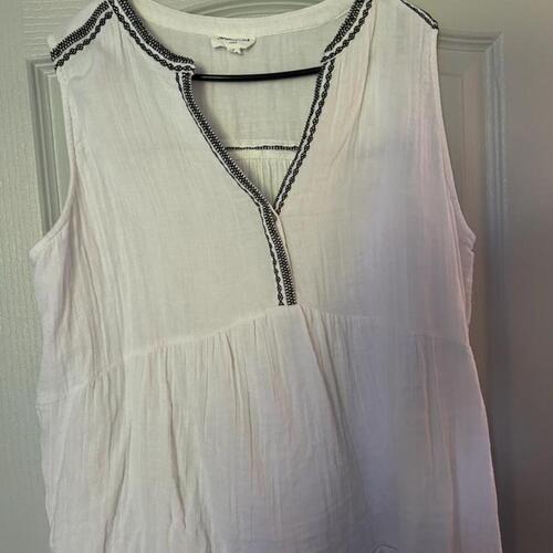Vêtements Femme Tops / Blouses Maison 123 Haut en lin Blanc