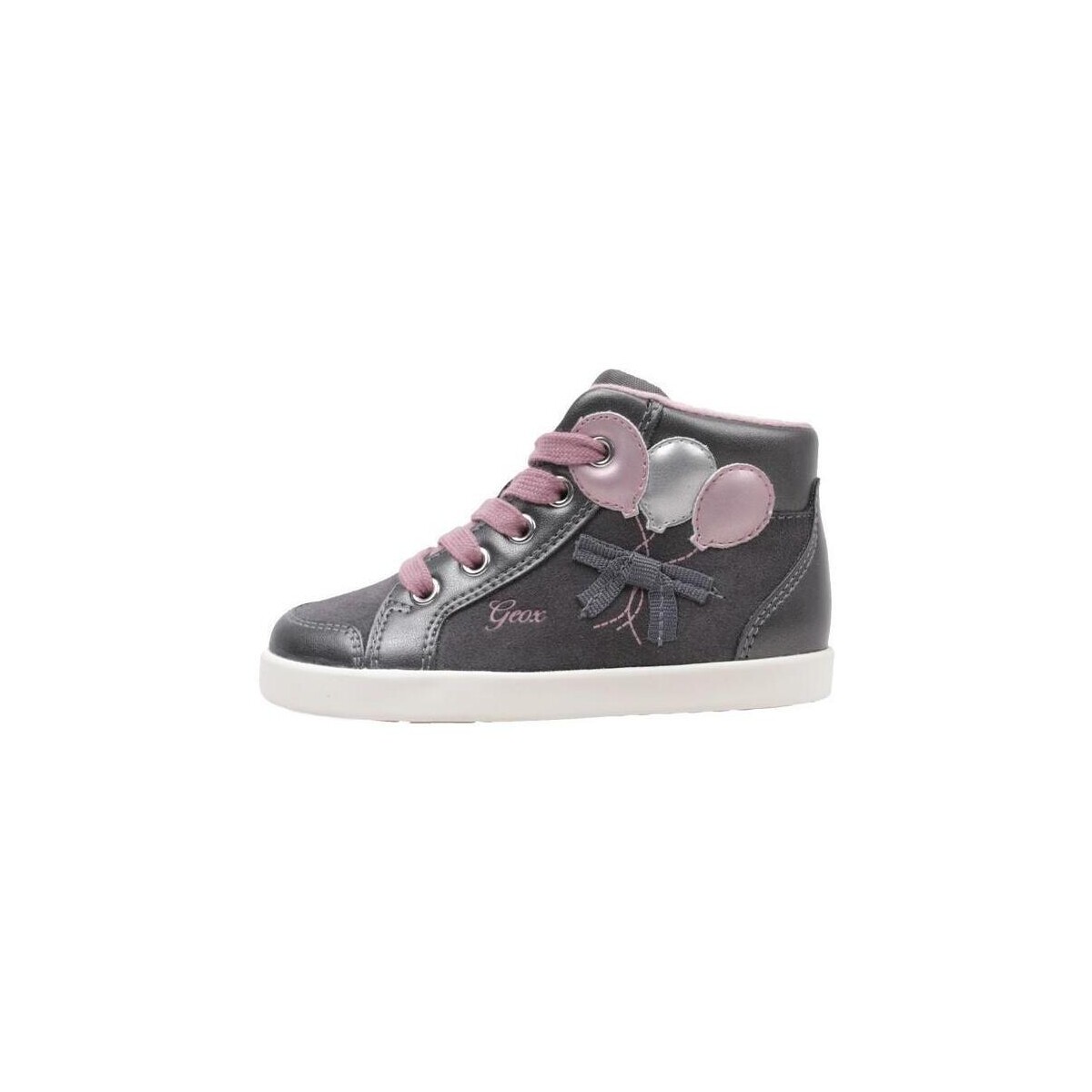 Chaussures Fille Baskets montantes Geox B KILWI GIRL B Gris