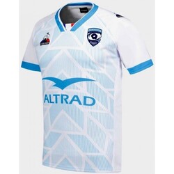 Vêtements T-shirts manches courtes Le Coq Sportif MAILLOT RUGBY MONTPELLIER HERA Blanc