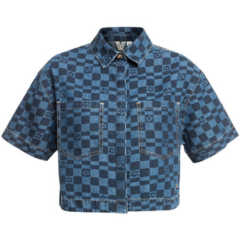 Vêtements Fille Chemises manches courtes Roxy Besaces / Sacs bandoulière Bleu