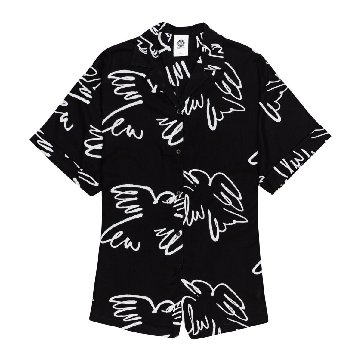 Vêtements Femme Combinaisons / Salopettes Element Harper Birds Noir
