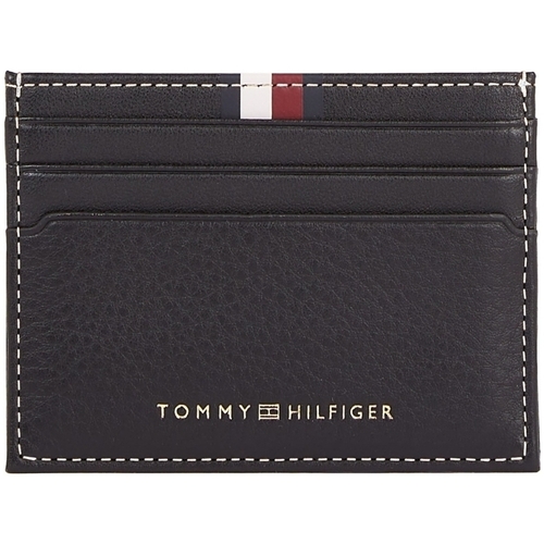 Sacs Homme Portefeuilles Tommy Hilfiger Porte cartes  Ref 60829 Noir 10.3*7.6*1 cm Noir