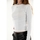 Vêtements Femme T-shirts manches longues Tommy Jeans dw0dw14277 Blanc