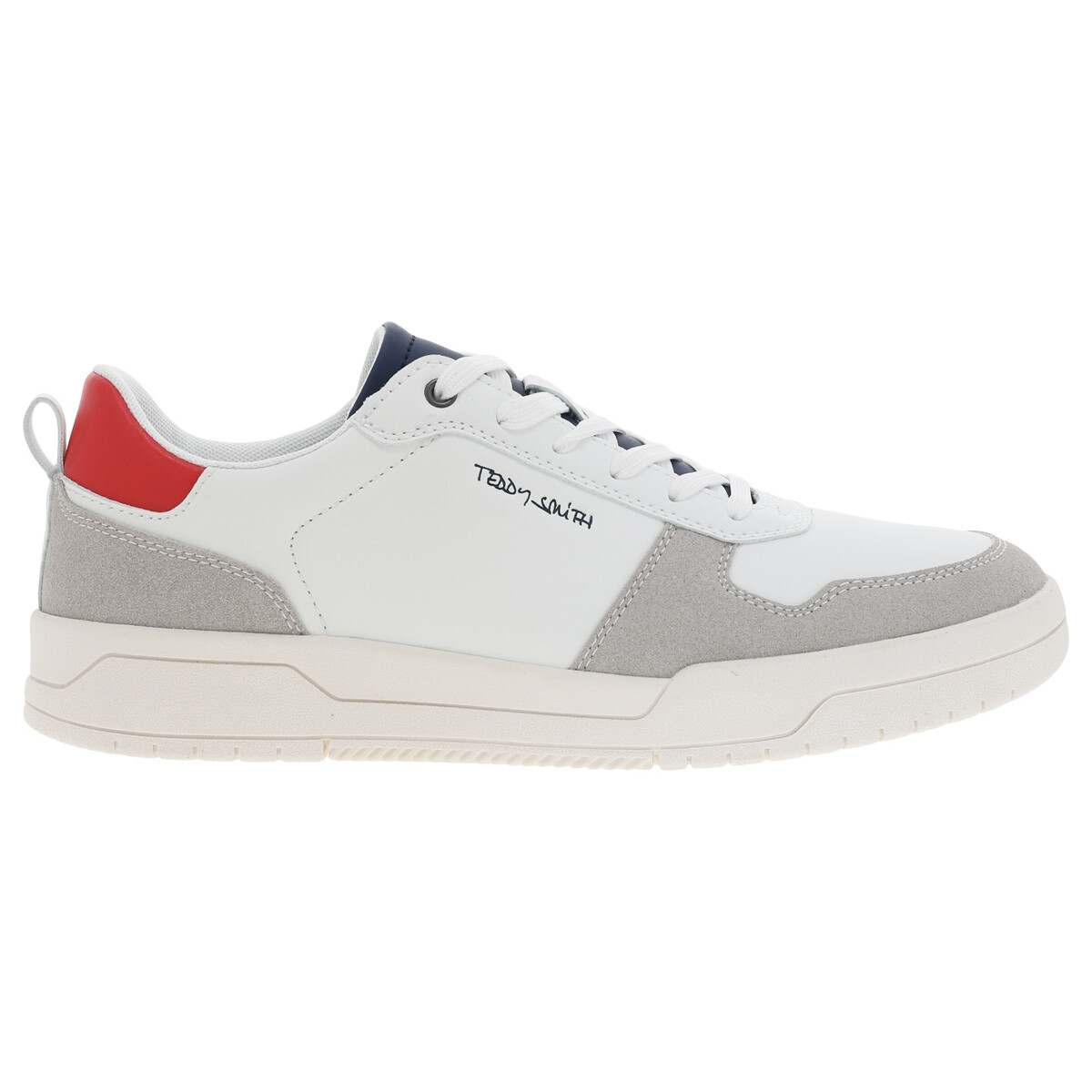 Chaussures Homme Baskets mode Teddy Smith Baskets basses talon plat Blanc