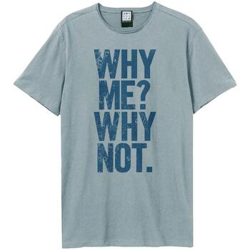 Vêtements T-shirts manches longues Amplified Why Me Bleu