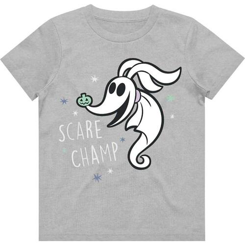 Vêtements Enfant T-shirts manches courtes Nightmare Before Christmas Scare Champ Gris