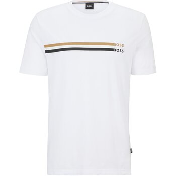 Vêtements Homme T-shirts manches courtes BOSS  Blanc