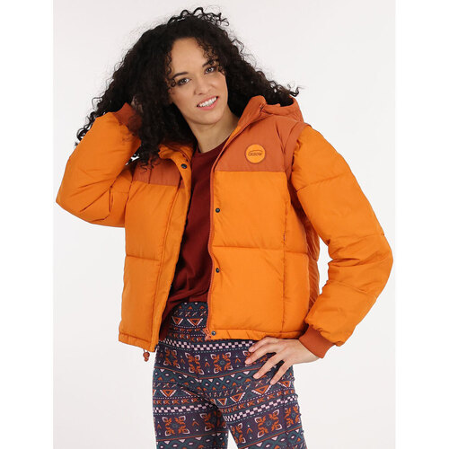Oxbow Doudoune bicolore P2JOEY Orange - Vêtements Manteaux Femme 189,99 €