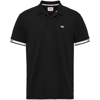 Vêtements Homme T-shirts & Polos Tommy Pull Jeans Polo manches courtes homme  Ref 60984 BDS Noir Noir