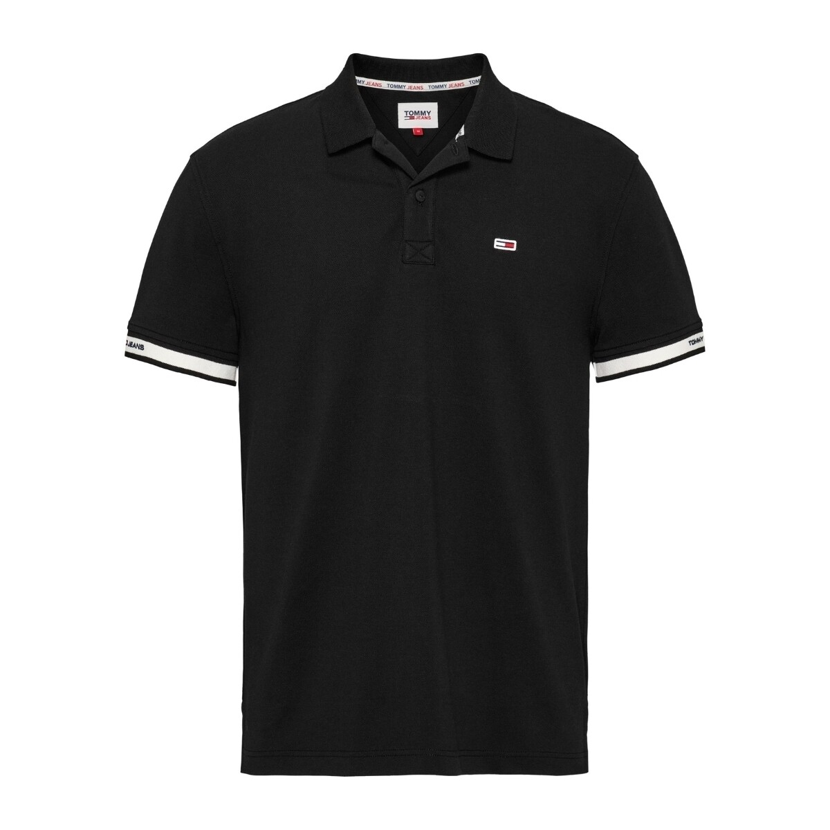 Vêtements Homme T-shirts & Polos Tommy Jeans Polo manches courtes homme  Ref 60984 BDS Noir Noir