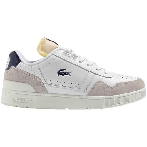 Chaussures Baskets basses Lacoste rose  Blanc