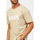 Vêtements Homme T-shirts & Polos BOSS T-shirt homme  en coton avec logo contrasté Beige