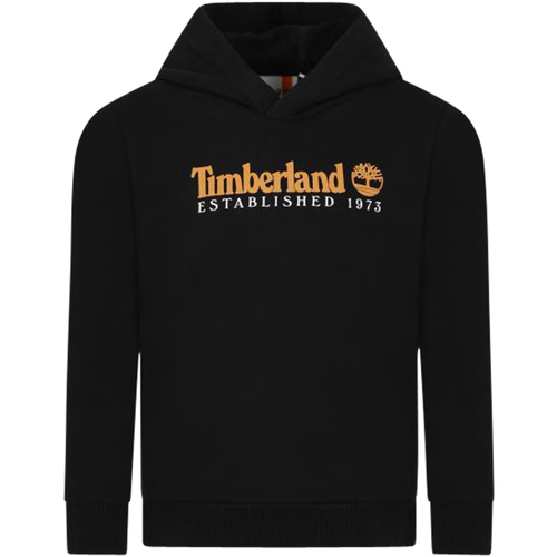 Vêtements Garçon Pulls Timberland Sweat à capuche coton Noir
