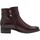 Chaussures Femme Boots Tamaris Bottines Cuir Bordeaux