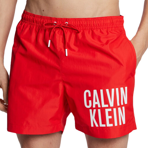 Calvin Klein Jeans KM0KM00794 Rouge - Vêtements Maillots de bain Homme  45,99 €