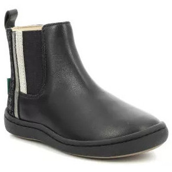 Chaussures Fille Boots Kickers KICKPOLINA NOIR Noir