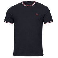 Vêtements Homme T-shirts manches courtes Fred Perry TWIN TIPPED T-Shirt Skull Marine