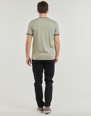 Fred Perry TWIN TIPPED T-SHIRT Gris