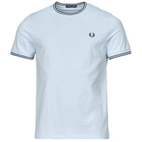 Vêtements Homme T-shirts manches courtes Fred Perry TWIN TIPPED T-Shirt Skull Bleu / Marine