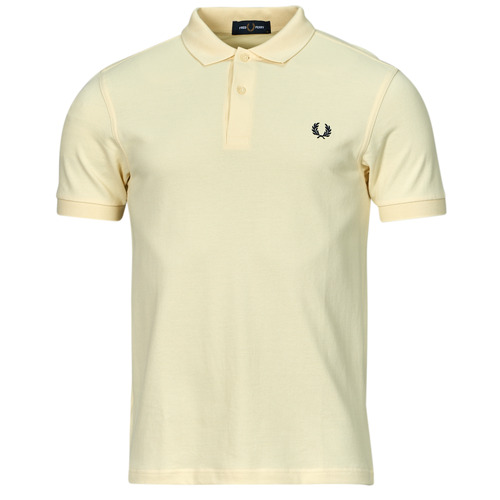 Vêtements Homme Polos manches courtes Fred Perry PLAIN FRED PERRY SHIRT and Jaune / Marine